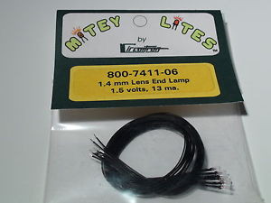 Circuitron ~ Mitey Lites ~ Medium-Output Micro-Lamp ~ 12 Pieces ~ 7411-12