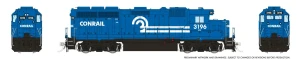 Rapido ~ HO Scale ~ GP40 ~ Conrail #3196 ~ DCC Sound ~ 1078501