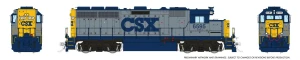 Rapido ~ HO Scale ~ GP40 ~ CSX #6595 ~ DCC Sound ~ 1078505