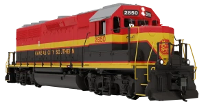 Rapido ~ HO Scale ~ GP40 ~ Kansas City Southern #2827 ~ DCC Sound ~ 1078517
