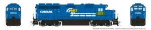 Rapido ~ HO Scale ~ GP40 ~ Missouri-Kansas-Texas #232 (Conrail Patch) ~ DCC Sound ~ 1078523