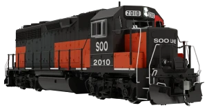 Rapido ~ HO Scale ~ GP40 ~ Soo Line #2010 ~ DCC Sound ~ 1078534