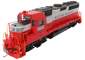 Rapido ~ HO Scale ~ GP40 ~ Western Maryland #3797 ~ DCC Sound ~ 1078542