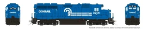 Rapido ~ HO Scale ~ GP40 ~ Conrail #3267 ~ DC/DCC Ready ~ 1078003