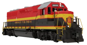 Rapido ~ HO Scale ~ GP40 ~ Kansas City Southern #2850 ~ DC/DCC Ready ~ 1078019