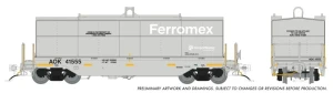 Rapido ~ HO Scale ~ Greenbrier Transverse Coil Car ~ Ferromex AOK #41523 ~ 1128003A