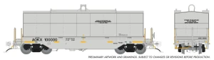 Rapido ~ HO Scale ~ Greenbrier Transverse Coil Car ~ Greenbrier Leasing AOKX #100036 ~ 1128005A