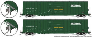 Rapido ~ HO Scale ~ Trenton Works 6637 boxcar with EOT Device ~ British Columbia Railway #60202 ~ 191015A