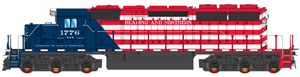 Intermountain ~ N Scale ~ SD40-2 ~ Reading & Northern #1776 (Semiquincentennial) ~ DCC-Ready ~ 693102-01