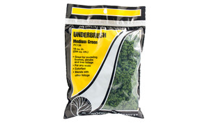 Woodland Scenics ~ Underbrush Clump Foliage ~ 12oz Bag ~ Medium Green ~ FC136