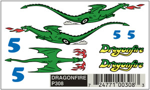 Woodland Scenics ~ PineCar ~ DragonFire ~ Dry Transfers ~ P308