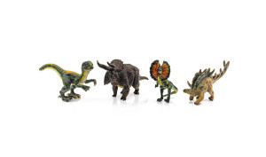 Woodland Scenics ~ HO Scale ~ Dinosaur Figures ~ 4 Pieces ~ A2869