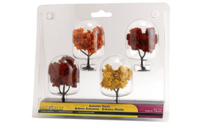 Woodland Scenics ~ Scene-A-Rama ~ Autumn Trees ~ 2 to 3" ~ 4 Pieces ~ SP4153