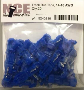 NCE ~ Track Bus Taps ~ 14-16 Gauge ~ 20 Pieces ~ 0286