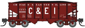 Bluford Shops ~ N Scale ~ USRA 30'6" 2-Bay Hopper with Load ~ Chicago & Eastern Illinois #97180 ~ 60564
