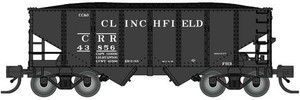 Bluford Shops ~ N Scale ~ USRA 30'6" 2-Bay Hopper with Load ~ Clinchfield #43856 ~ 60590