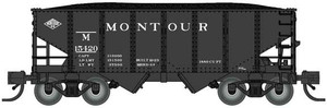 Bluford Shops ~ N Scale ~ USRA 30'6" 2-Bay Hopper with Load ~ Montour #15339 ~ 60644