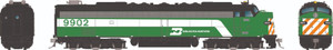Rapido ~ HO Scale ~ EMD E8A w/HEP ~ Burlington Northern #9924 ~ DCC Sound ~ 28813