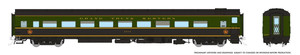 Rapido ~ HO Scale ~ Lightweight Coach ~ Grand Trunk Western #4885 ~ 100397