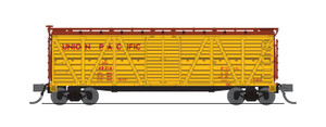 Broadway Limited ~ N Scale ~ 40' Wood Stock Car ~ 2-Pack ~ Union Pacific #48272, #48280 ~ 10486