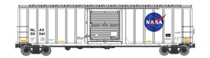 Walthers Mainline ~ HO Scale ~ 50' Rocket Train Buffer Car ~ NASA (NLAX) #50561 ~ 910-3807