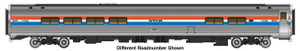 Walthers Proto ~ HO Scale ~ 85' Amfleet II Lounge ~ Amtrak Phase III (Decal) ~ 920-11267