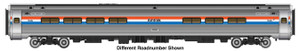 WalthersProto ~ HO Scale ~ Lighted ~ 85' Amfleet I Amcafe ~ Amtrak Phase III (Decal) ~ 920-12250