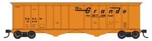 Walthers Mainline ~ 50' 2-Bay Airslide Covered Hopper ~ Denver & Rio Grande Western #15939 ~ 910-7234