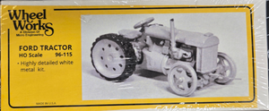 Micro Engineering ~ HO Scale ~ Wheel Works Ford Tractor ~ 96-115