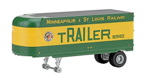 Class One Model Works ~ HO Scale ~ Fruehauf 26' Trailer ~ Minneapolis & St. Louis ~ TR00104