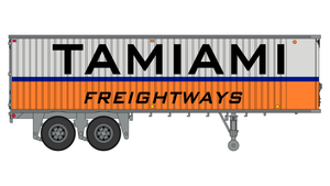 Class One Model Works ~ HO Scale ~ Fruehauf 31' Trailer ~ Tamiami Freightways ~ TR00206