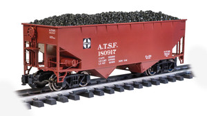 Bachmann ~ G Scale ~ Two Bay Offset Hopper ~ Santa Fe #180917 ~ 94006
