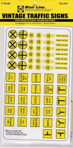 Blair Line ~ O Scale ~ Vintage Caution Signs ~ 244