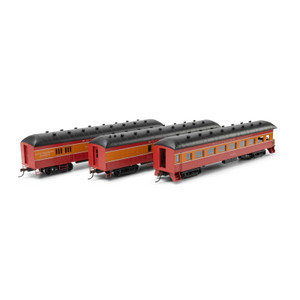 Athearn ~ HO Scale ~ RTR Arch Roof Passenger Car Set ~ 3-Pack ~ Southern Pacific ~ 73040