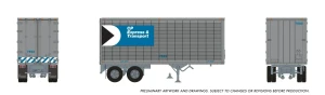 Rapido ~ HO Scale ~ 26' Can-Car Trailer ~ Canadian Pacific #7523 ~ 1146016