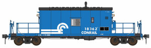 Bowser ~ HO Scale ~ Late N9E Caboose with Flashing FRA Light ~ Conrail #18387 ~ 71031