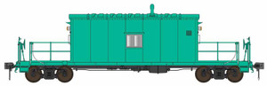 Bowser ~ HO Scale ~ Late N9 Caboose with Flashing FRA Light ~ Undecorated ~ 71035