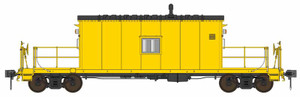 Bowser ~ HO Scale ~ Late N9 Caboose with Flashing FRA Light ~ Undecorated ~ 71036