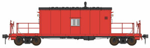 Bowser ~ HO Scale ~ Late N9 Caboose with Flashing FRA Light ~ Undecorated ~ 71037