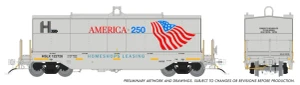 Rapido ~ HO Scale ~ Greenbrier Coil Car ~ Homeshops Leasing #122750 (America 250) ~ 1128016A
