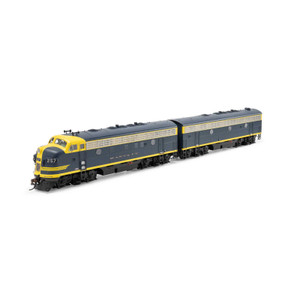 Athearn Genesis ~ HO Scale ~ F7A / F7B Locomotive Set ~ Santa Fe #257L, #257A ~ DC ~ 19574