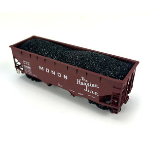 Bowser / English ~ HO Scale ~ Real Coal Load ~ fits Accurail 50 Ton Offset Twin Hopper ~ 2-Pack ~ 3-1523
