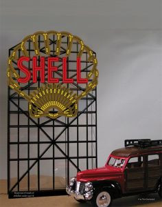 Miller Engineering ~ HO or N Scale ~ Shell ~ Animated Billboard ~ 443801