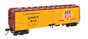 WalthersMainline ~ HO Scale ~ 40' Wood Reefer with Steel ends ~ Agar APPX #414 ~ 910-41304