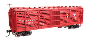 Walthers Mainline ~ HO Scale ~ 40' Wood Stock Car ~ Chicago, Burlington & Quincy #52569 ~ 910-41453