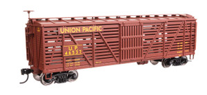 Walthers Mainline ~ HO Scale ~ 40' Wood Stock Car ~ Union Pacific #46537 ~ 910-41472