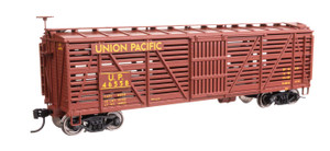 Walthers Mainline ~ HO Scale ~ 40' Wood Stock Car ~ Union Pacific #46558 ~ 910-41474