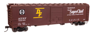 Walthers Mainline ~ HO Scale ~ 50' AAR Single Door Boxcar ~ Santa Fe #12244 ~ 910-46504