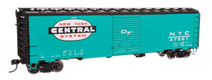 Walthers Mainline ~ HO Scale ~ 50' AAR Single Door Boxcar ~ New York Central #47587 ~ 910-46519