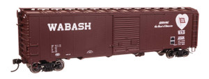 Walthers Mainline ~ HO Scale ~ 50' AAR Single Door Boxcar ~ Wabash #21526 ~ 910-46532